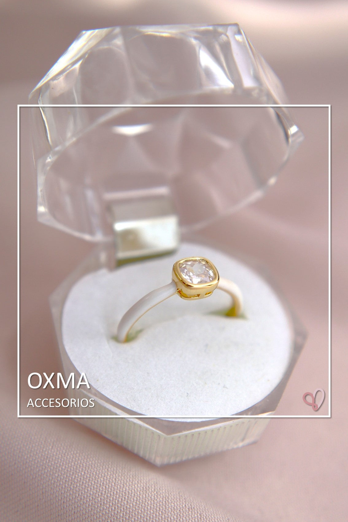 ANILLO CIRCON BLANCO