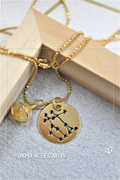 collar signo geminis