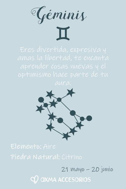 collar signo geminis
