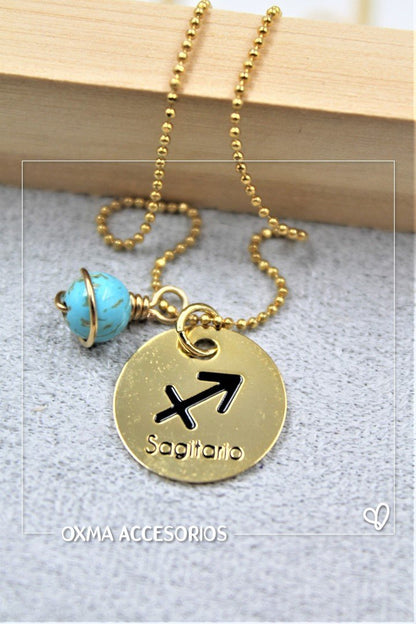 collar signo sagitario