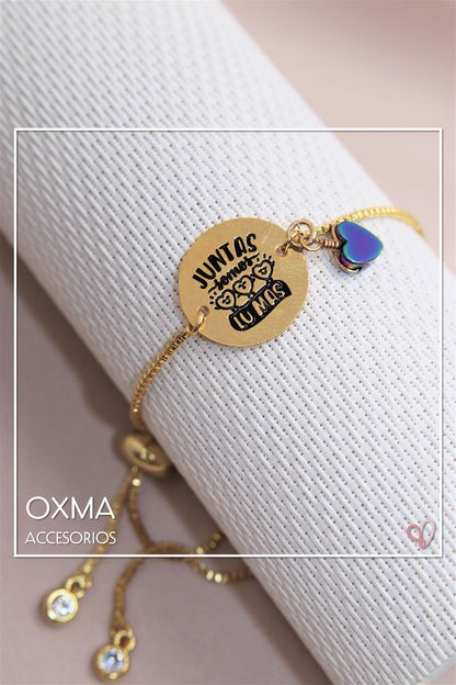 PULSERA JUNTAS SOMOS LO MAS