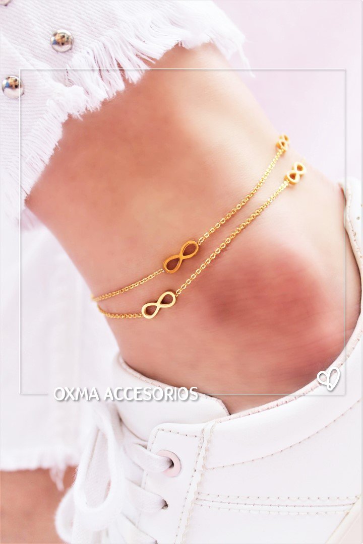 tobillera doble infinito