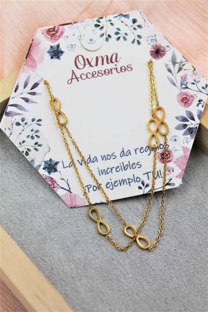 tobillera doble infinito