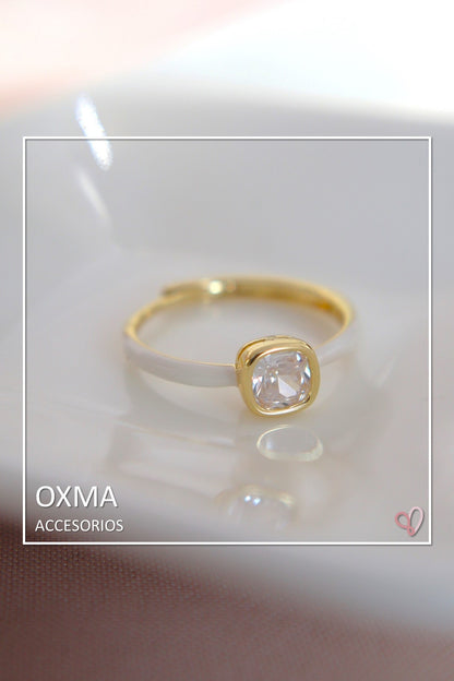ANILLO CIRCON BLANCO