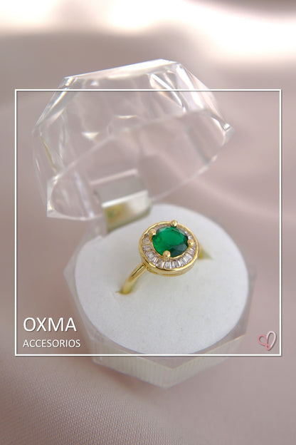 ANILLO CIRCON VERDE